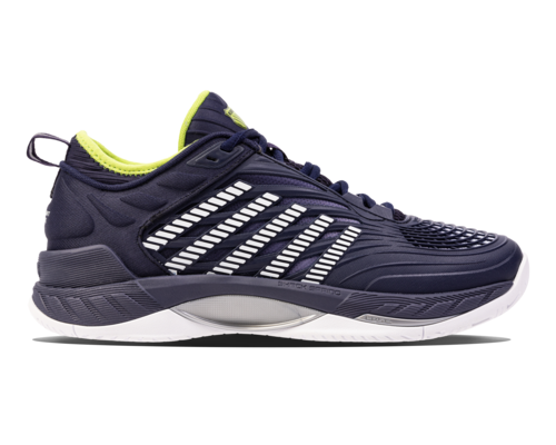 K-Swiss Men's Hypercourt Supreme 2 Footwear K-Swiss Peacoat/White/Lime Green-494 7.5