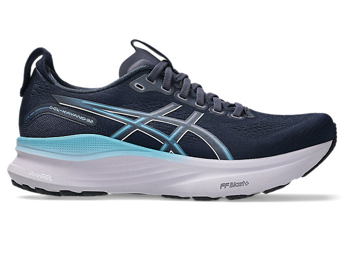 ASICS Women's Gel-Kayano 32 Footwear ASICS Midnight/Stillwater-400 6 Medium-B