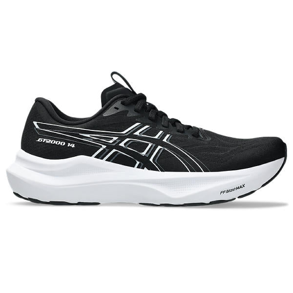 ASICS Women's GT-2000 v14 Footwear ASICS Black/White-001 6 Medium-B