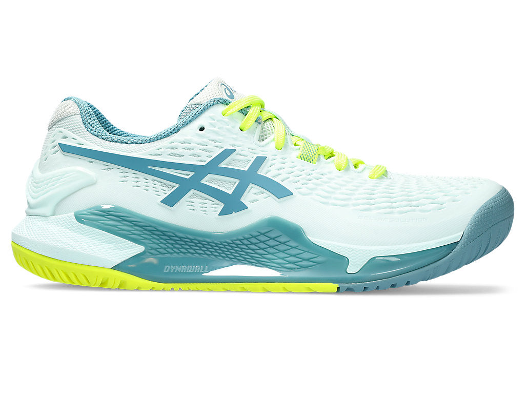 ASICS Women's Gel-Resolution 9 Footwear ASICS 7 Soothing Sea/Gris Blue-400 