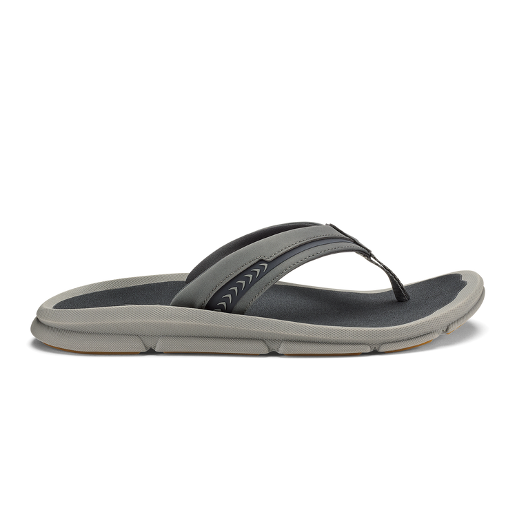 Olukai Men's 'Akeu Beach Sandals Footwear Olukai Rock/Rock 8