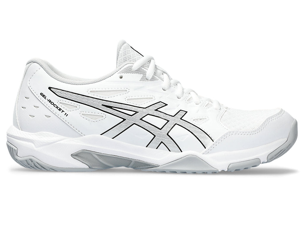 Asics Women's Gel Rocket 11 Footwear ASICS White/Pure Silver-101 6.5