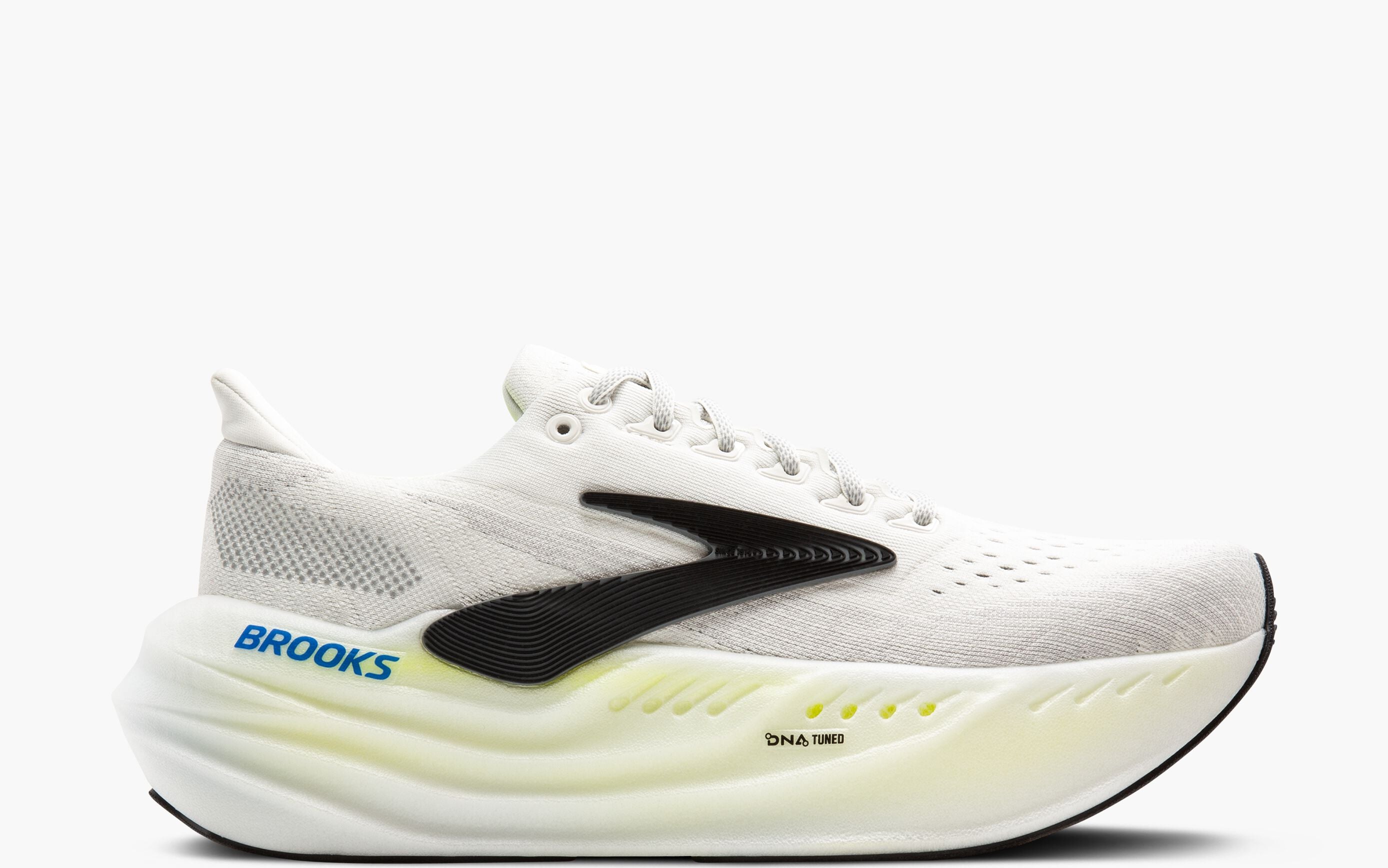 Brooks Men's Glycerin Max Footwear Brooks Grey/Black/Nightlife-099 7.5 Medium-D