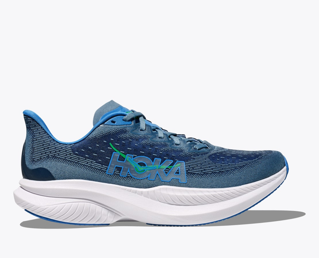 Hoka Men's Mach 6 Footwear Hoka One One Downpour/Thunder Cloud-DHN 8 Medium-D