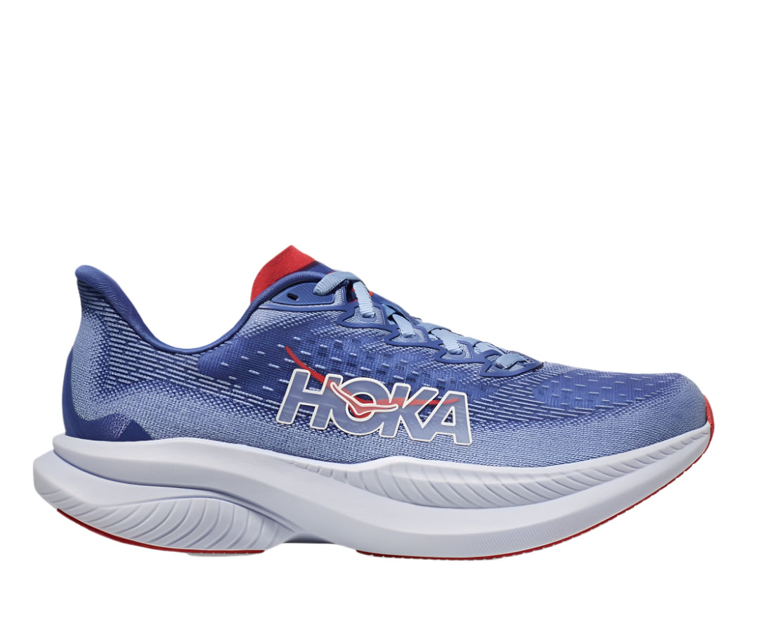 Hoka Women's Mach 6 Footwear Hoka One One Mirage/Stellar Blue-MLL 6