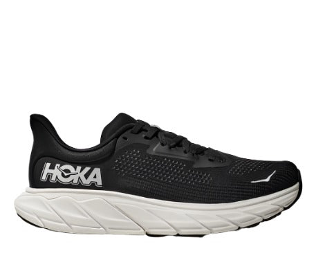 Hoka Men's Arahi 7 Footwear Hoka One One Black/White-BWHT 11 Wide-2E