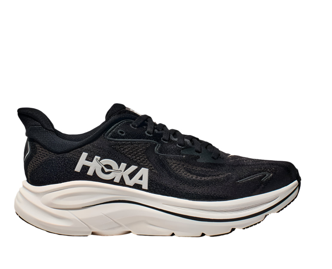 Hoka Women's Clifton 10 Footwear Hoka One One Black/White-BWHT 6 Medium-B