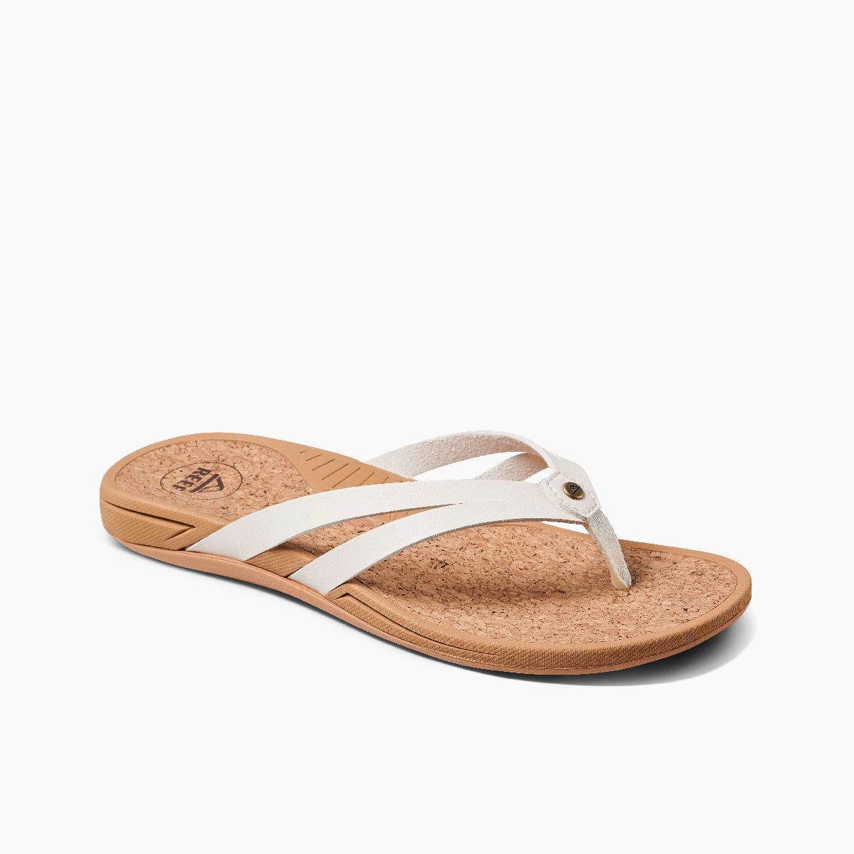 Reef Womens Pacific Joy Footwear Reef Whisper White 6