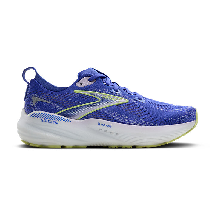 Brooks Women's Glycerin GTS 22 Footwear Brooks Amparo Blue/Hyper Iris/Yellow-440 10.5 Medium-B