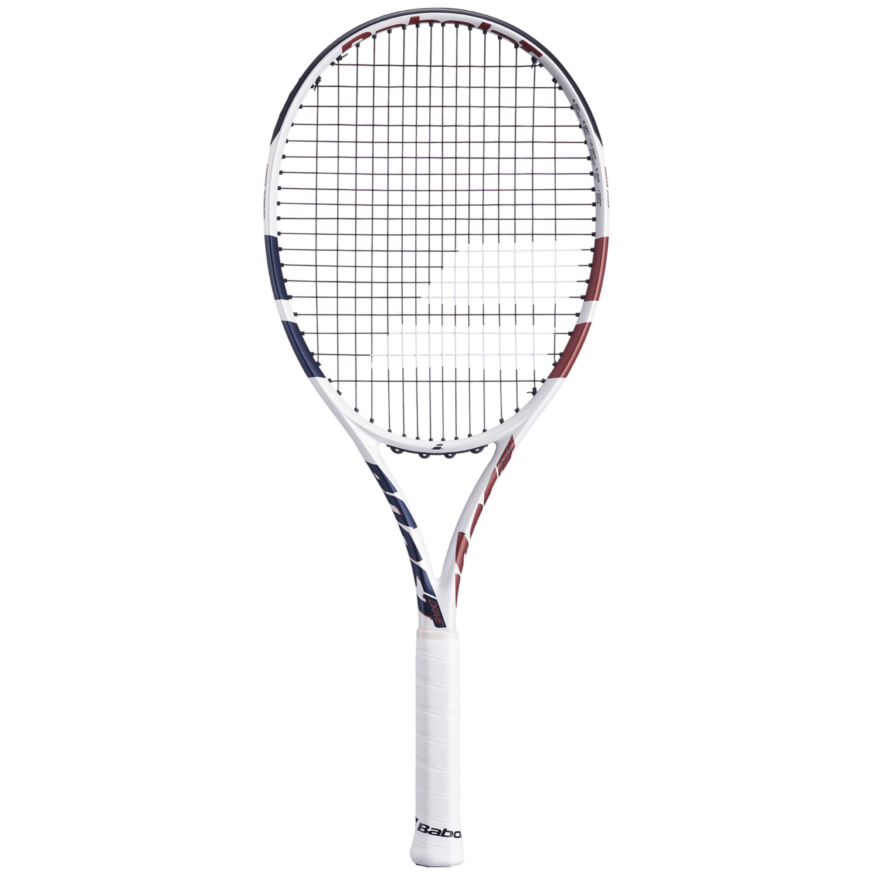 Babolat Boost Drive White Tennis Racquet Equipment Babolat 4(0) White/Coral-100