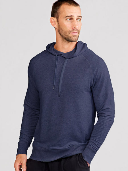 Tasc Men's Stadium French Terry Hoodie Apparel Tasc Classic Navy Heather-417 Small