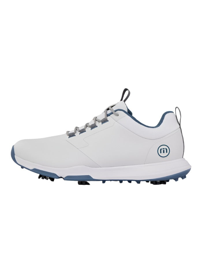 TravisMathew The Ringer II Spiked Golf Shoe Footwear TravisMathew White/Black 7.5
