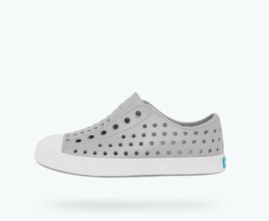 Native Jefferson Junior Footwear Native Footwear Pigeon Grey/Shell White J1
