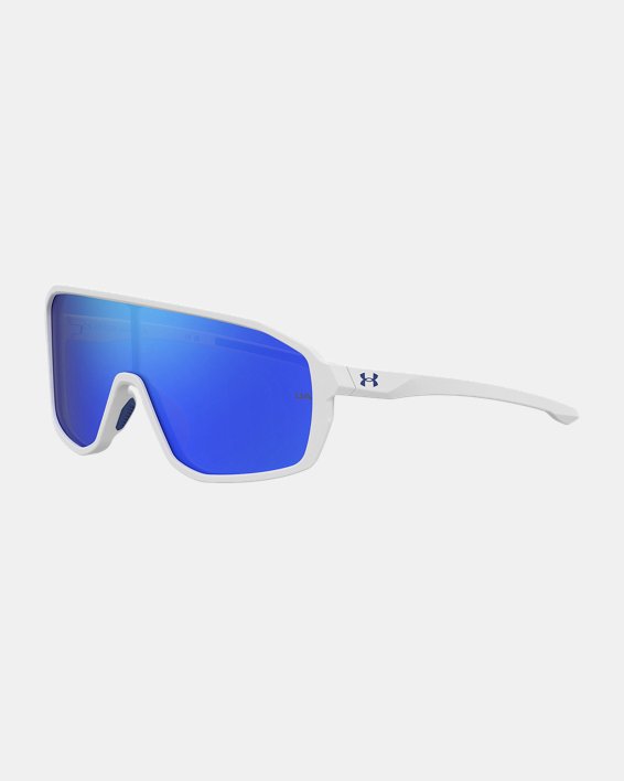 Under Armour Gameday Jr. Mirror Sunglasses Accessories Under Armour Matte White / Blue Mirror / Royal - 982  