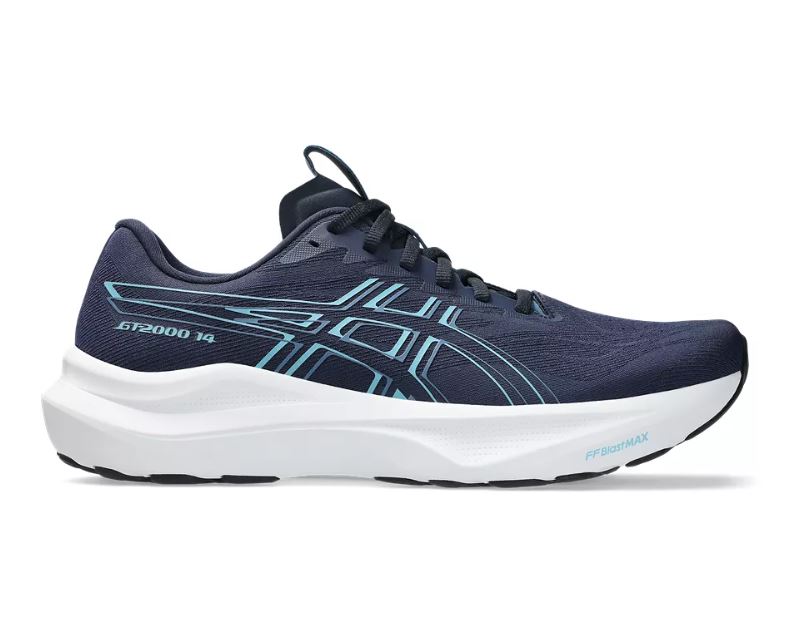ASICS Men's GT-2000 v14 Footwear ASICS Midnight/Stillwater-402 7.5 Medium-D