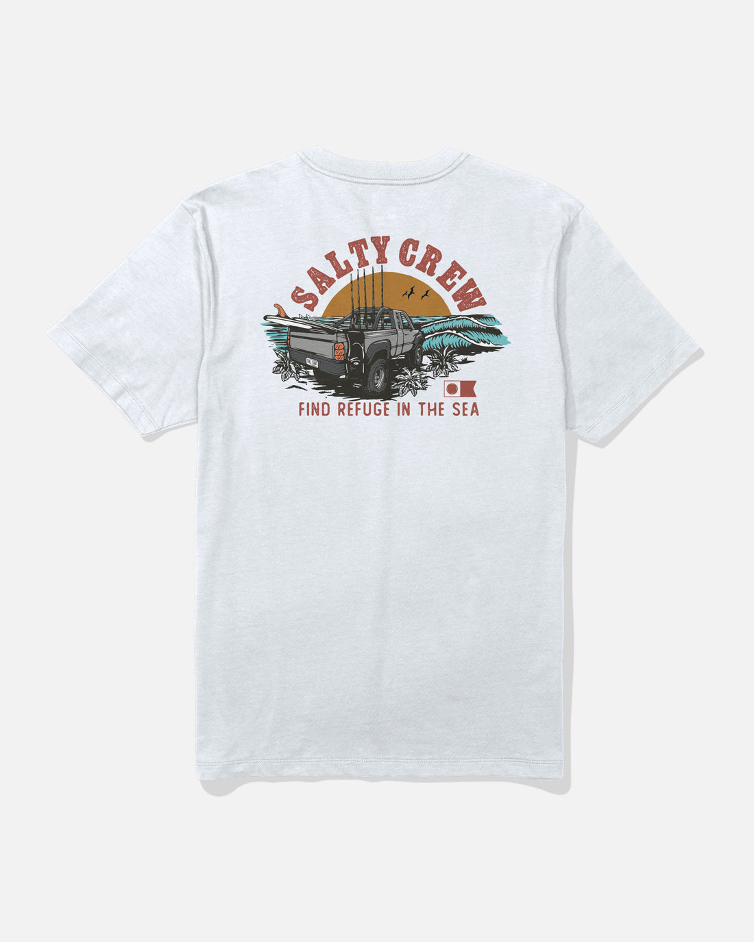 Salty Crew Men's Lifted Premium SS Tee Apparel Salty Crew White Small