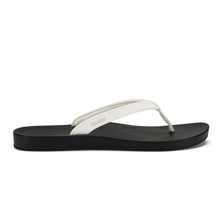 Olukai Women's 'Uiki Beach Sandals Footwear Olukai Bright White/Lava Rock 6