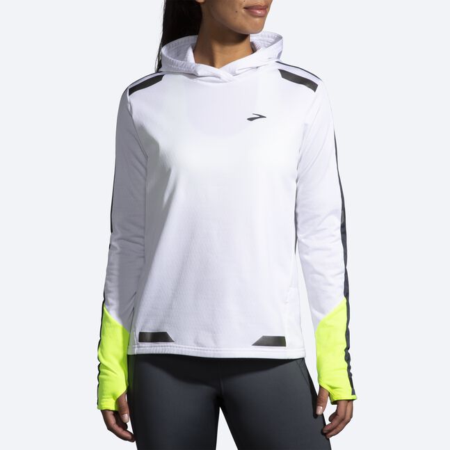 Brooks Women's Run Visible Thermal Hoodie Apparel Brooks   