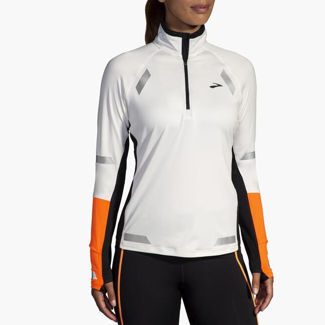 Brooks Women's Run Visible 1/2 Zip 2.0 Apparel Brooks