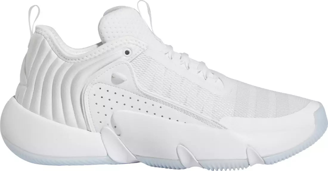 Adidas Mens Trae Unlimited Footwear Adidas Footwear White/Dash Grey/Blue Dawn 7