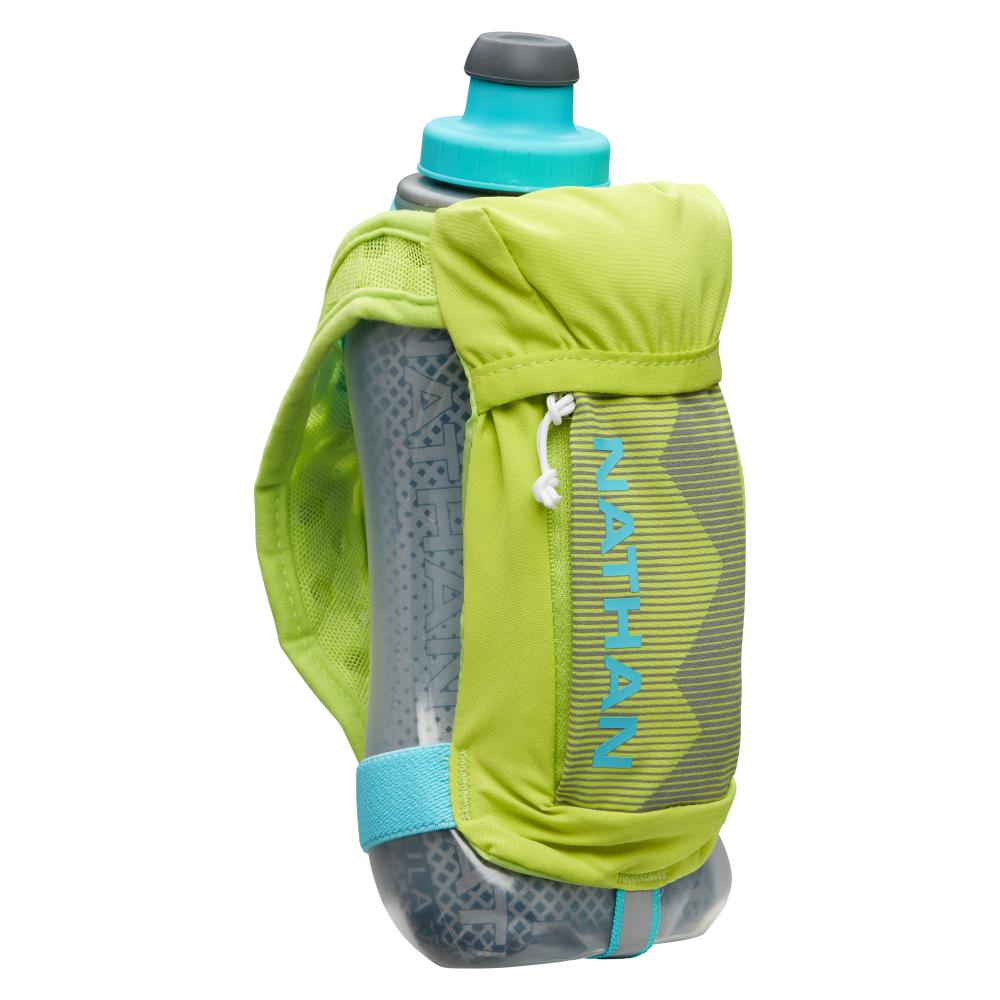 Nathan Quick Squeeze Plus Insulated 18oz Hydration United Sports Brands Finish Lime/Capri-50165
