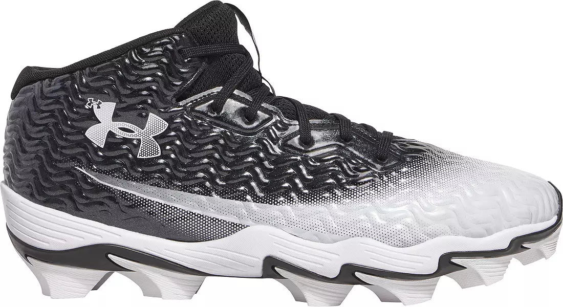 Under Armour Men's Spotlight Hammer Footwear Under Armour Black/White-001 6