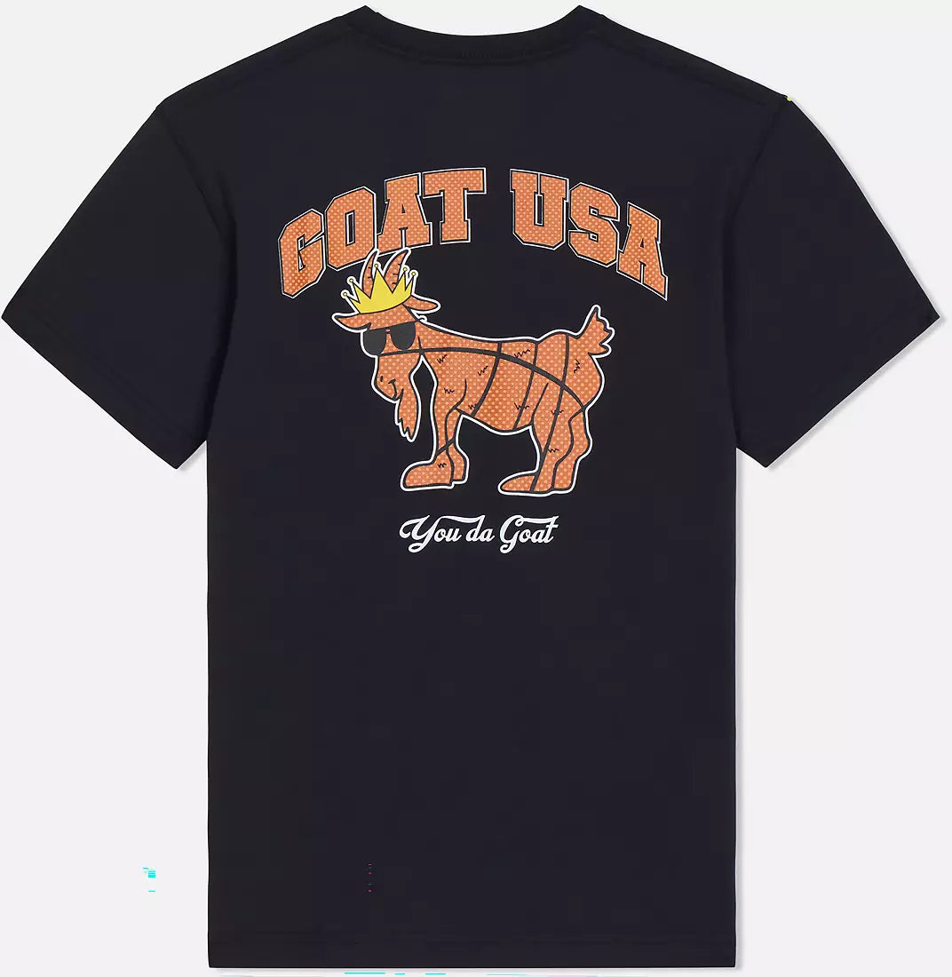 Goat USA Youth Basketball Sports T-Shirt Apparel Goat USA Black Youth XSmall