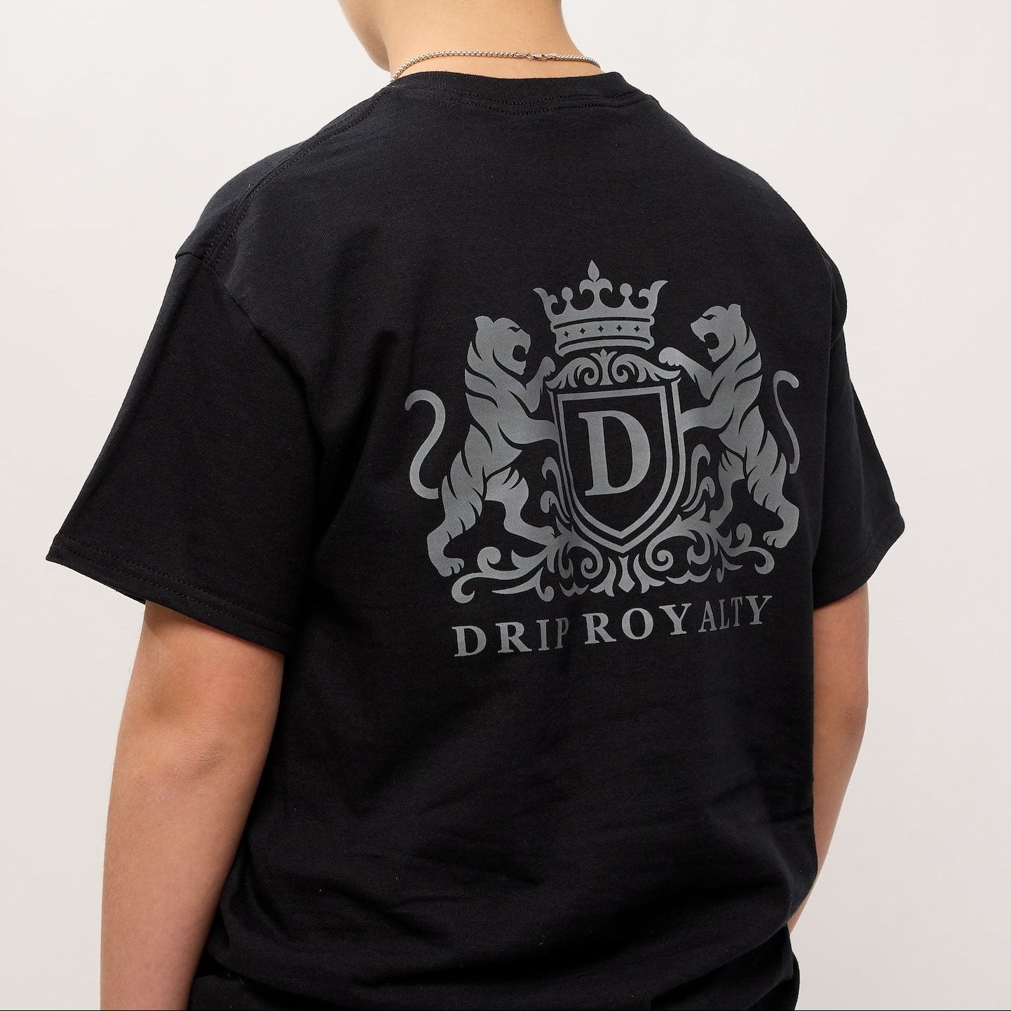 The Drip Shop Kids' Crown Graphic Tee Apparel The Drip Shop Black Youth Small