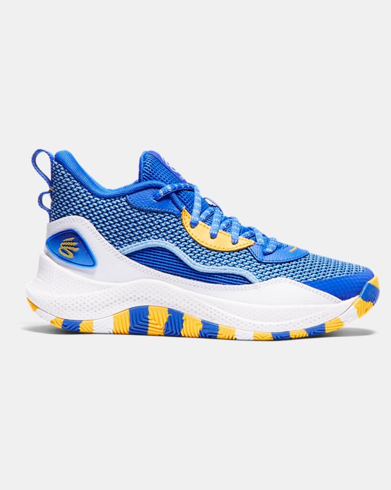 Under Armour Youth Curry 3Z 24 (GS) Footwear Under Armour Team Royal/White/Taxi-400 3.5