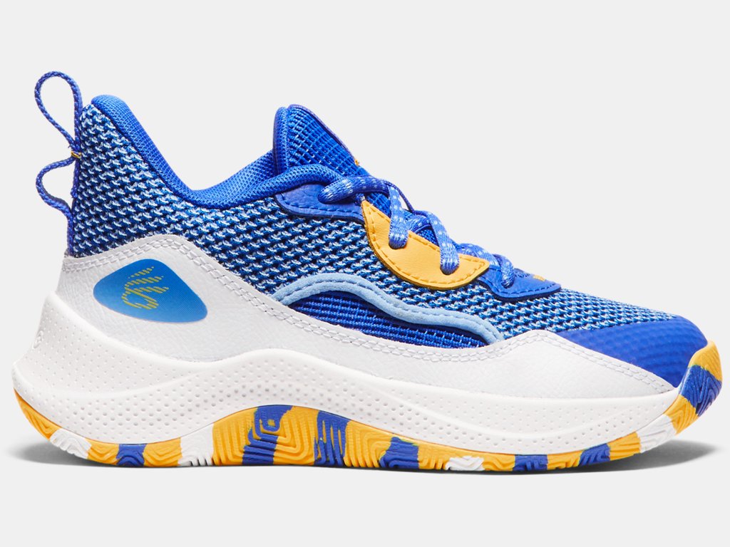 Under Armour Youth Curry 3Z 24 (PS) Footwear Under Armour Blue/White/Taxi-400 13