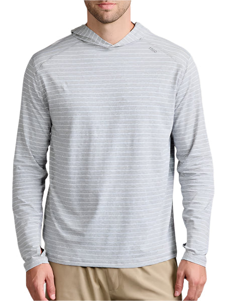 Tasc Men's Carrollton Lightweight Hoodie Apparel Tasc Perfect Gray Heather/White-079 Small