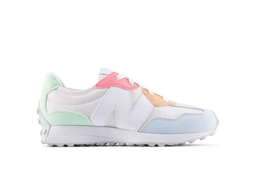 New Balance Kids' 327 (PS) Footwear New Balance White/Reflection-KWG 10.5