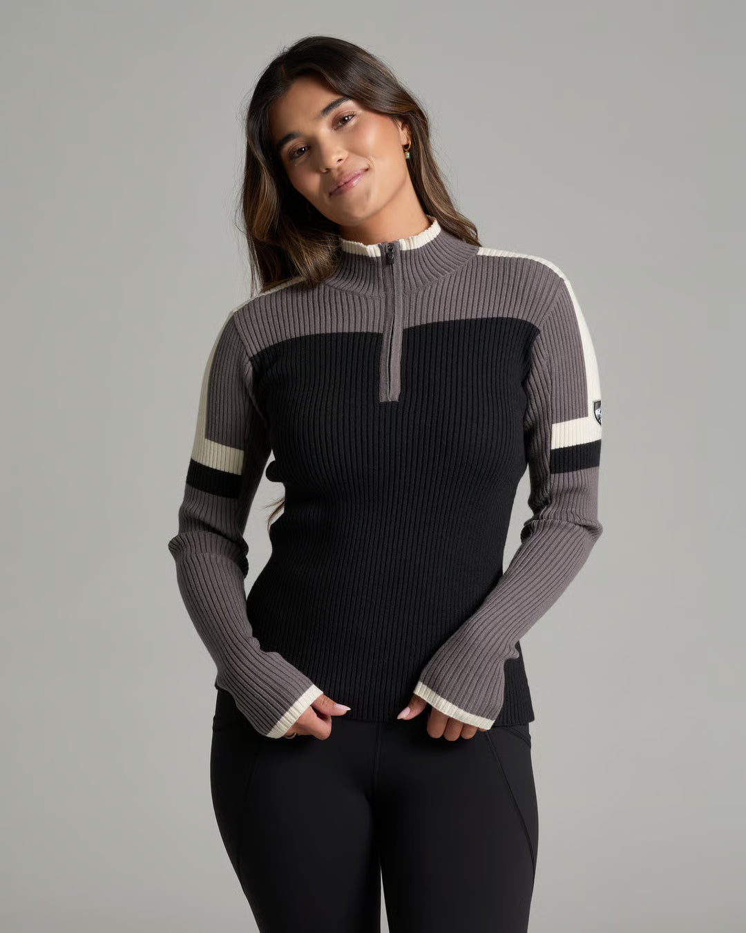 Kuhl Women's Kuhl Team Ribbed 1/4 Zip Apparel Kuhl Raven XSmall