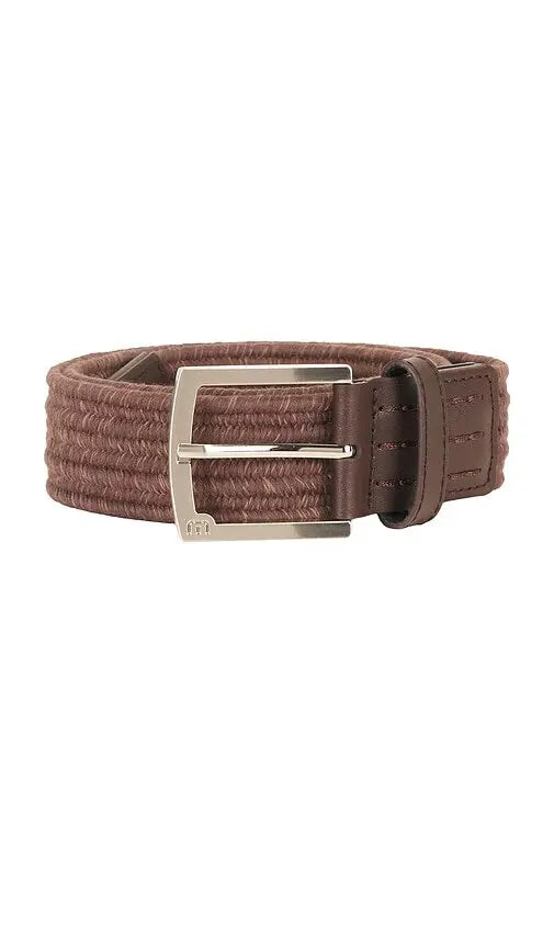 TravisMathew Popsicle Stretch Woven Leather Belt