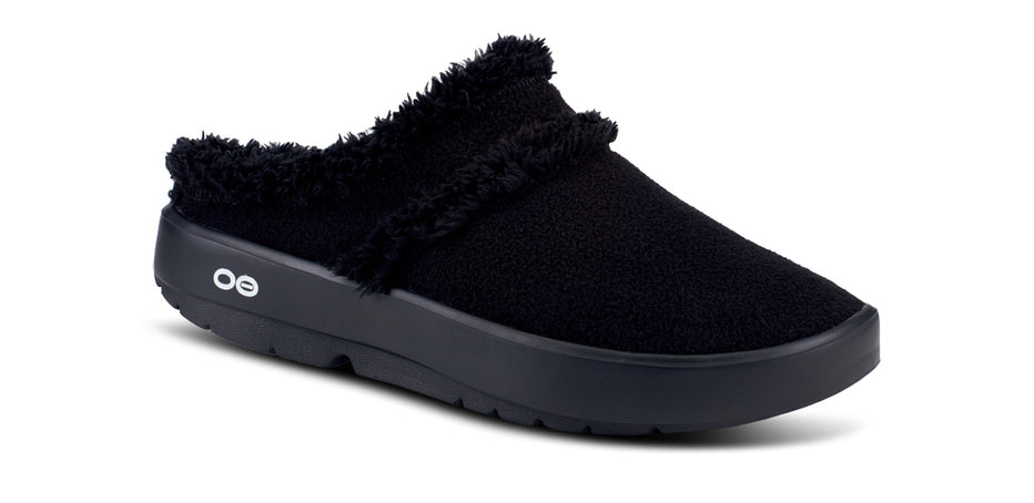 Oofos Women's OOcoozie Mule Shoe Footwear OOFOS Black 6