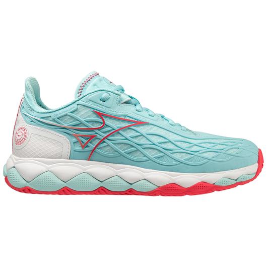 Mizuno Women's Enforce Tour AC Footwear Mizuno Tanager Turquoise/Paradise Pin 6