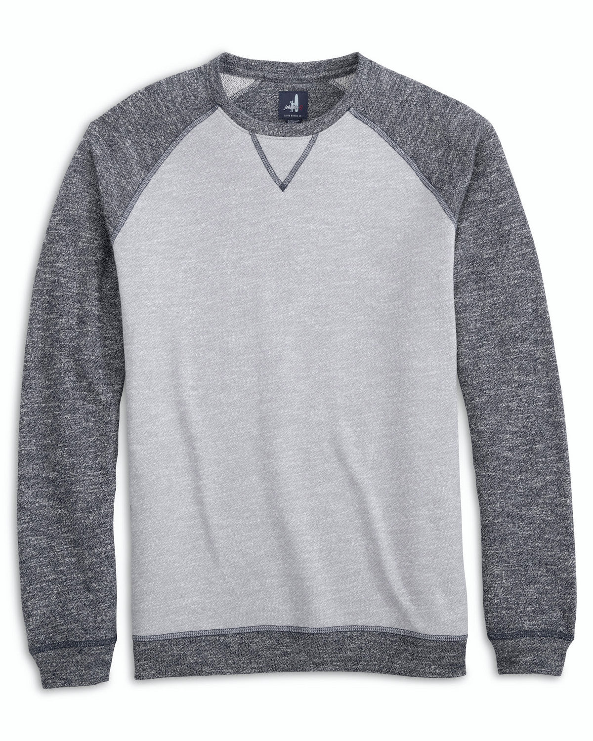 Johnnie-O Men's Dan Crew Neck Apparel Johnnie-O Light Gray Small