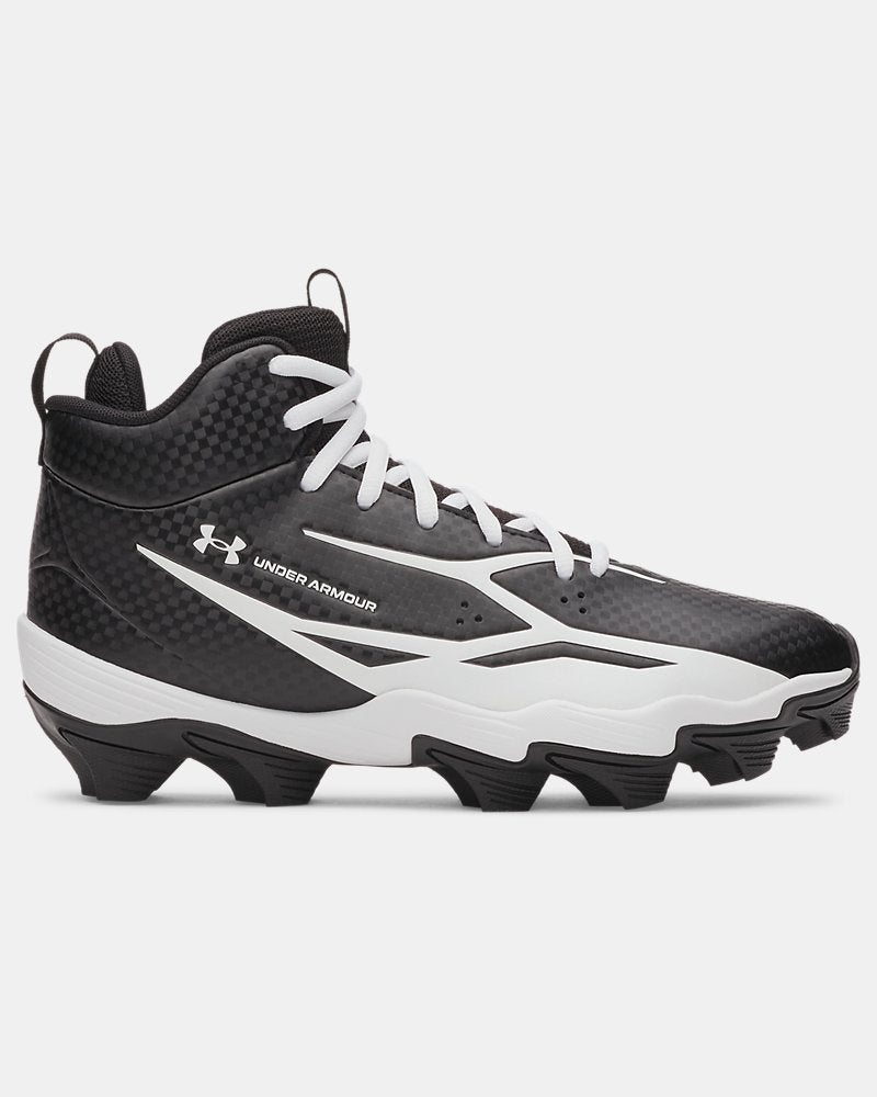 Under Armour Youth Spotlight Hammer Cleats 26' Footwear Under Armour Black/White-001 12