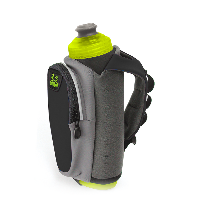 Amphipod Hydraform Ergo-Lite Ultra Handhelds 16oz Hydration AMPHIPOD, INC. Charcoal/Green-40001  