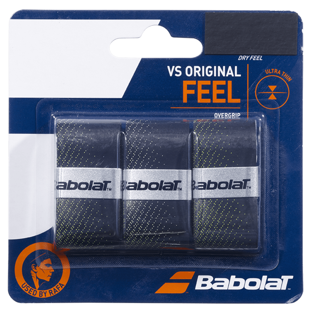 Babolat VS Original X3 Overgrip 3 Pack Accessories Babolat Black