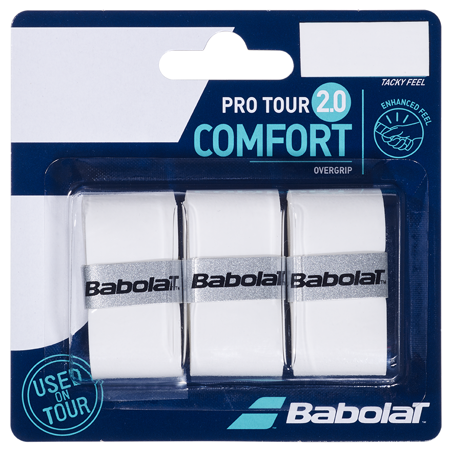 Babolat Pro Tour 2.0 Comfort 3 Pack Accessories Babolat White