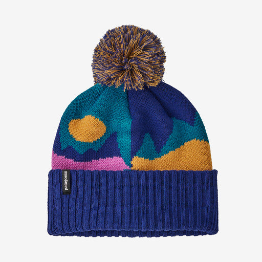 Patagonia Kids' Powder Town Beanie Accessories Patagonia Frontera: Passage Blue-FABE