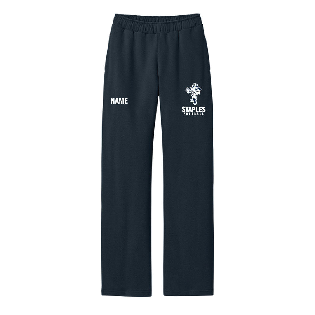 Staples Football Fleece Sweatpants Logowear Staples Football Navy Adult S