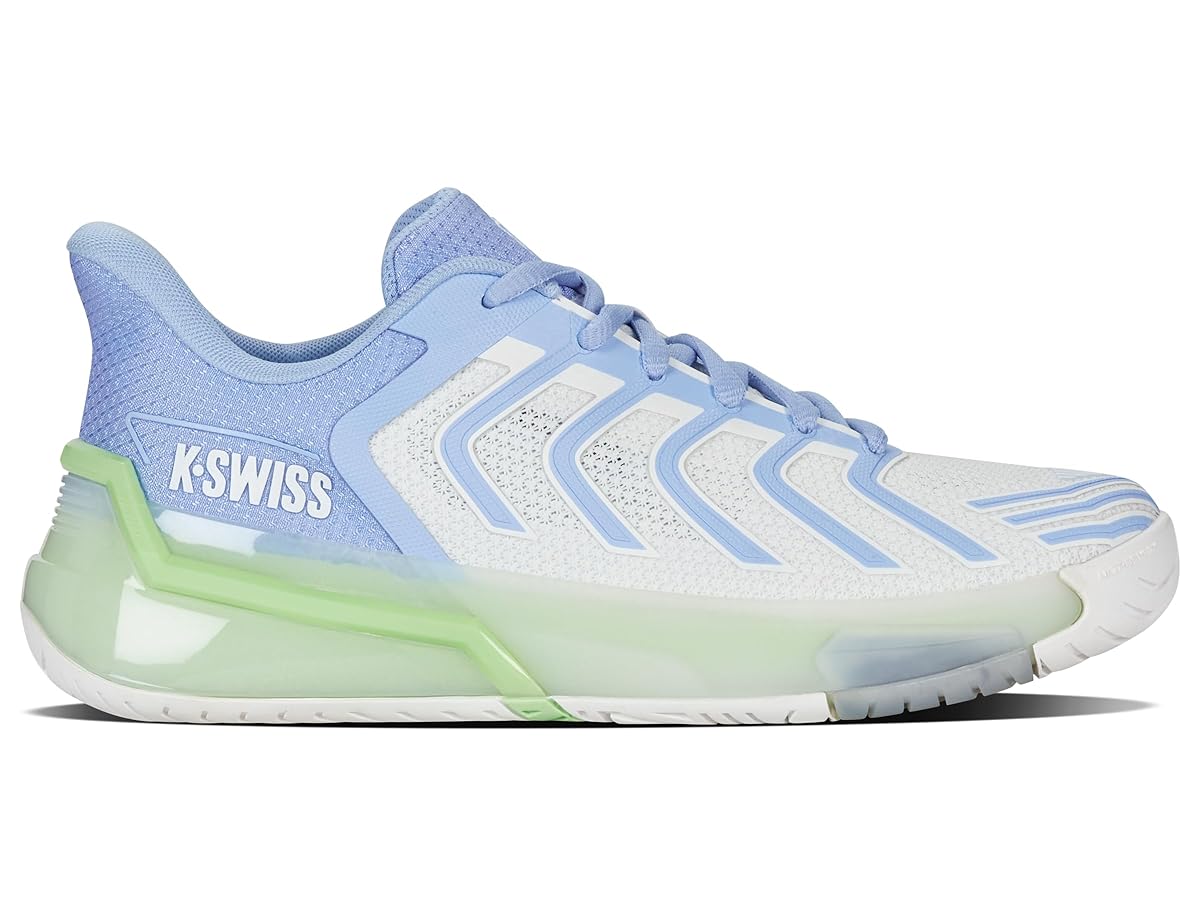 K-Swiss Women's Ultrashot 4 Footwear K-Swiss Lucent White/Dutch Canal/Paradise Green-126 7.5