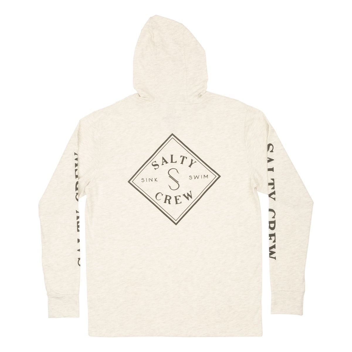 Salty Crew Mens Tippet Pocket Hooded Tech Tee Apparel Salty Crew