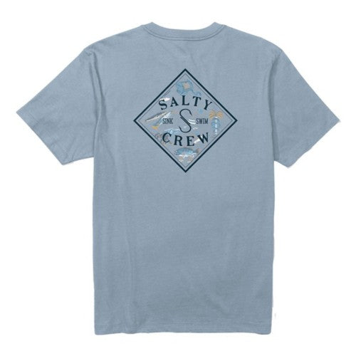 Salty Crew Men's Tippett Fill Premium SS Tee Apparel Salty Crew Blue Fog Small