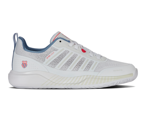 K-Swiss Women's Ultra Court Footwear K-Swiss White/Faded Denim/Durbarry-163 6