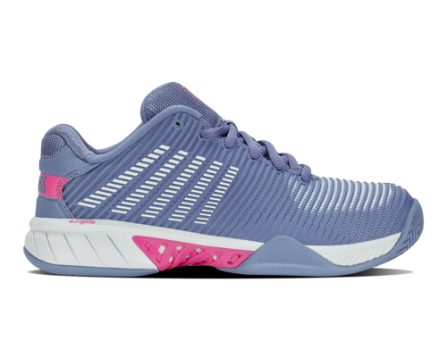 K-Swiss Women's Hypercourt Express 2 Footwear K-Swiss Infinity/Blue Blush/Carmine Rose-094 6 Medium