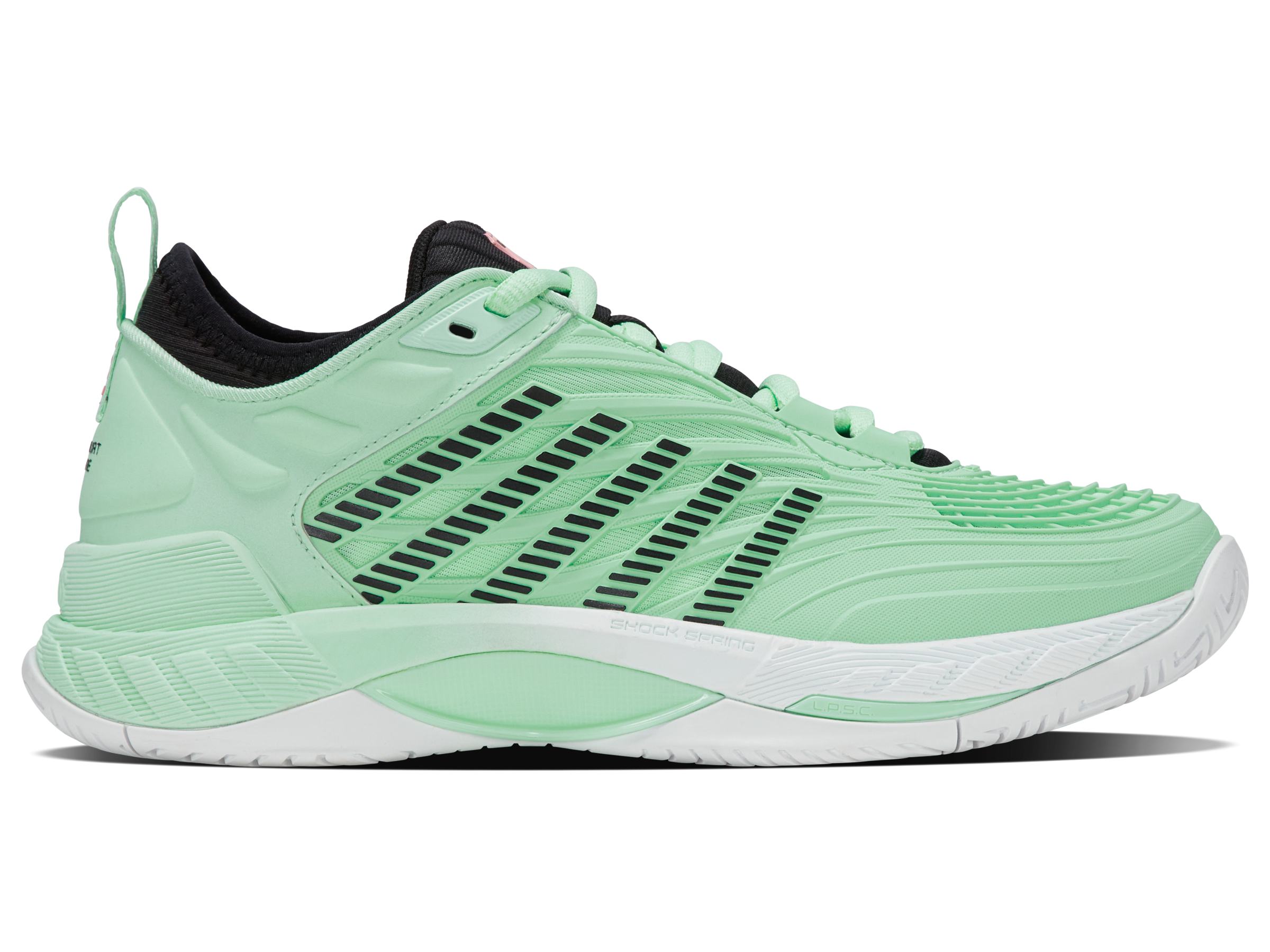 K-Swiss Women's Hypercourt Supreme 2 Footwear K-Swiss Neon Mint/Black/White-368 10