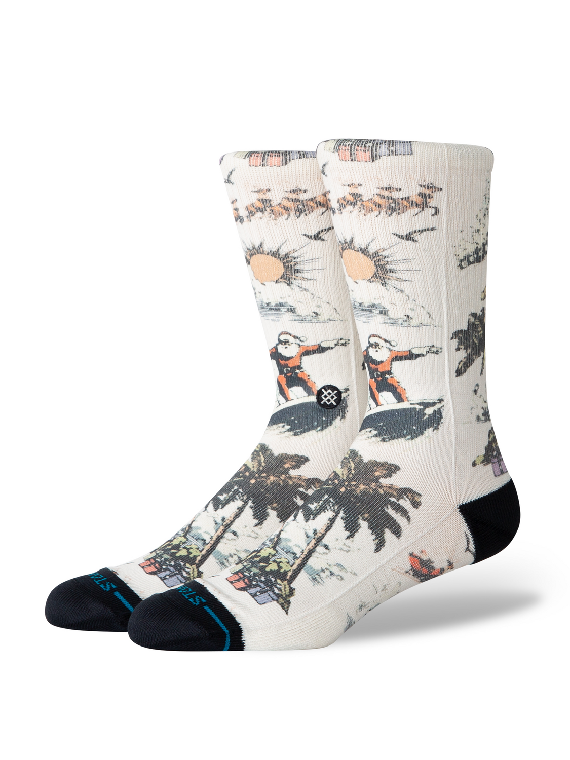 Stance San O Claus Crew Socks Apparel Stance